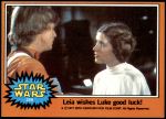 #299 Leia wishes Luke good luck!  