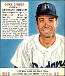 #21 Duke Snider With Tab 