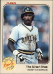 #639 The Silver Shoe Rickey Henderson 