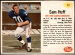 #20 Sam Huff 