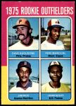#616 Rookie Outfielders Jim Rice / Dave Augustine / Pepe Mangual / John Scott 