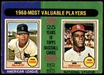 #206 1968 MVPs Denny McLain / Bob Gibson 