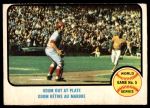 #207 1972 World Series - Game #5 - Odom Out at Plate Blue Moon Odom / Johnny Bench 