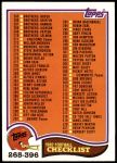 #527 Checklist 265-396  
