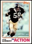 #214 In Action Jack Lambert 