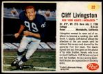 #22 Cliff Livingston 