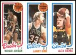 143 / 30 / 232 Marques Johnson / Larry Bird / Jack Sikma 