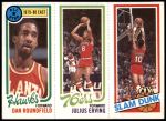 3 / 181 / 258 Dan Roundfield / Julius Erving / Ron Brewer 