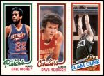 90 / 57 / 254 Eric Money / Dave Robisch / Rick Robey 