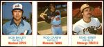 Bob Bailey / Rod Carew / Rich Hebner 