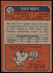 1973 Topps #132 Ray May<br />F73T 06 6838<br /><a class='button AddToCart' data-ajax='true' data-ajax-mode='replace' data-ajax-update='#cart-info' href='/AddToCart?itemId=5845376&quantity=1&type=0'>Add To Cart</a>