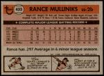 1981 Topps #433 Rance Mulliniks<br />B81T 07 3098<br /><a class='button AddToCart' data-ajax='true' data-ajax-mode='replace' data-ajax-update='#cart-info' href='/AddToCart?itemId=5875074&quantity=1&type=0'>Add To Cart</a>