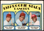 #334 Rangers Rookies Bill Fahey / Jim Mason / Tom Ragland 