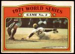 #225 1971 World Series - Game #3 Manny Sanguillen 