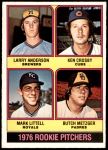 #593 Rookie Pitchers Larry Anderson / Ken Crosby / Mark Littell / Butch Metzger 