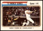 #475 1973 World Series - Game #4 Ray Fosse / Rusty Staub 