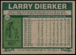 1977 Topps #350 Larry Dierker<br />B77T 08 3854<br /><a class='button AddToCart' data-ajax='true' data-ajax-mode='replace' data-ajax-update='#cart-info' href='/AddToCart?itemId=5899764&quantity=1&type=0'>Add To Cart</a>