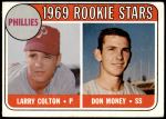 #454 Phillies Rookies Don Money / Larry Colton Name in White 