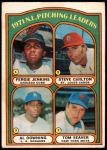 #93 NL Pitching Leaders Steve Carlton / Al Downing / Fergie Jenkins / Tom Seaver 