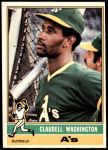 #189 Claudell Washington 