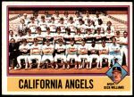 #304 Angels Team Checklist Dick Williams 