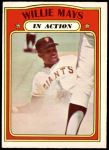 #50 In Action Willie Mays 