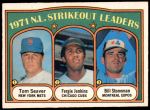 #95 NL Strikeout Leaders Fergie Jenkins / Tom Seaver / Bil Stoneman 