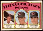 #506 Indians Rookies Dick Tidrow / Terry Ley / Jim Moyer 