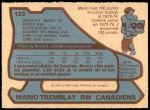 1979 O-Pee-Chee #123 Mario Tremblay<br />H79O 00 1031<br /><a class='button AddToCart' data-ajax='true' data-ajax-mode='replace' data-ajax-update='#cart-info' href='/AddToCart?itemId=6014675&quantity=1&type=0'>Add To Cart</a>