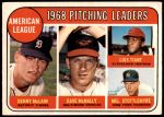 #9 AL Pitching Leaders Denny McLain / Luis Tiant / Dave McNally / Mel Stottlemyre 
