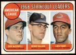 #11 AL Strikeout Leaders Sam McDowell / Denny McLain / Luis Tiant 