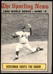 #309 1969 World Series - Game #5 - Koosman Shuts the Door Jerry Koosman 