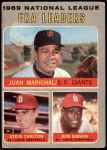 #67 NL ERA Leaders Steve Carlton / Bob Gibson / Juan Marichal 