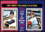 #205 1967 MVPs Carl Yastrzemski / Orlando Cepeda 