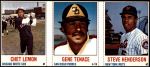 Chet Lemon / Gene Tenace / Steve Henderson 