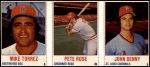 Mike Torrez / Pete Rose / John Denny 
