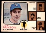 #593 Royals Leaders Jack McKeon / Galen Cis/ Harry Dunlop / Charlie Lau 