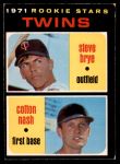 #391 Twins Rookies Cotton Nash / Steve Brye 