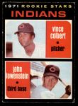 #231 Indians Rookies Vince Colbert / John Lowenstein 