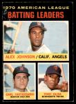 #61 AL Batting Leaders Alex Johnson / Tony Oliva / Carl Yastrzemski 
