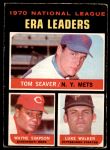 #68 NL ERA Leaders Tom Seaver / Wayne Simpson / Luke Walker 