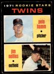 #74 Twins Rookies Pete Hamm / Jim Nettles 