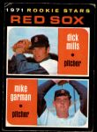 #512 Red Sox Rookies Mike Garman / Dick Mills 