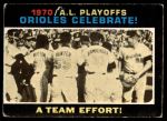 #198 1970 AL Playoffs - Summary - Orioles Celebrate  