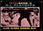 #201 1970 NL Playoffs - Game 3 - Cline Scores Winning Run Ty Cline 