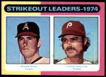 #312 Strikeout Leaders Nolan Ryan / Steve Carlton 