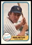 #87 Graig Nettles Name on Back is Craig 