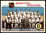 #81 Bruins Team Checklist  
