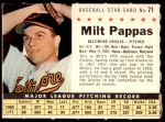 #71 Milt Pappas  Perforated 
