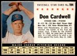 #194 Don Cardwell  Hand Cut 